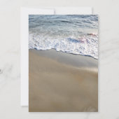 Ocean Beach Elegante All-in-One bruiloft Kaart (Voorkant)