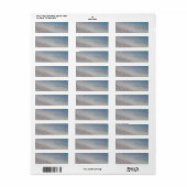 Ocean Beach en Shells Etiket (Full Sheet)
