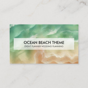 Ocean Beach Evenementen Planningsfeest Groen Zee Visitekaartje