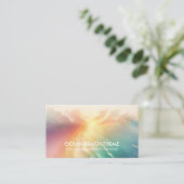 Ocean Beach Event Planning Party Groene Zon Visitekaartje (Staand voorkant)