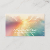Ocean Beach Event Planning Party Groene Zon Visitekaartje (Voorkant)