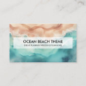Ocean Beach Event Planning Party Visitekaartje (Voorkant)