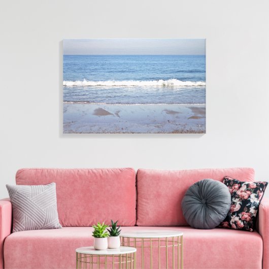 Ocean beach foto canvas afdruk (Insitu (Woonkamer))