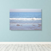 Ocean beach foto canvas afdruk (Insitu (Houten vloer))