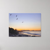 Ocean Beach Fotografie Canvas Afdruk (Voorkant)