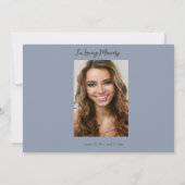 Ocean Beach Fotoviering van het Leven Bedankkaart (Achterkant)