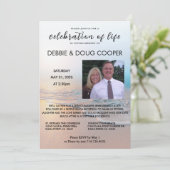 Ocean Beach Funeral Celebration of Life (foto) Kaart (Staand voorkant)