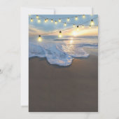 Ocean Beach Funeral | Viering van het leven Kaart (Achterkant)