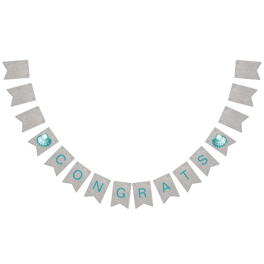 Ocean Beach Gefeliciteerd Vlaggetjes (Alle)