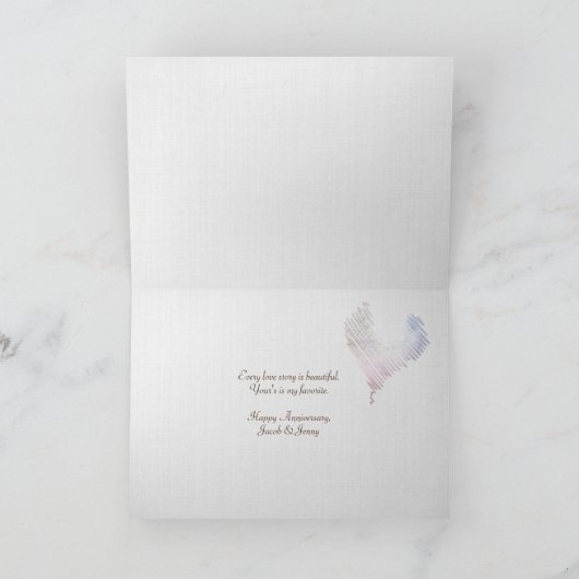 Ocean Beach Hearts Kaart (Binnen)