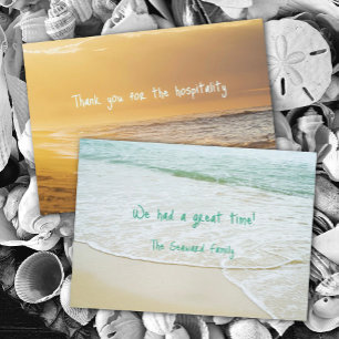 Ocean Beach Hospitality Bedankkaart Kaart