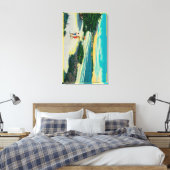 Ocean Beach in Carmel, CACarmel, CA Canvas Afdruk (Insitu (Slaapkamer))
