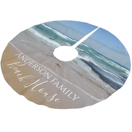 Ocean Beach Kerstboom Rok (Gekanteld)