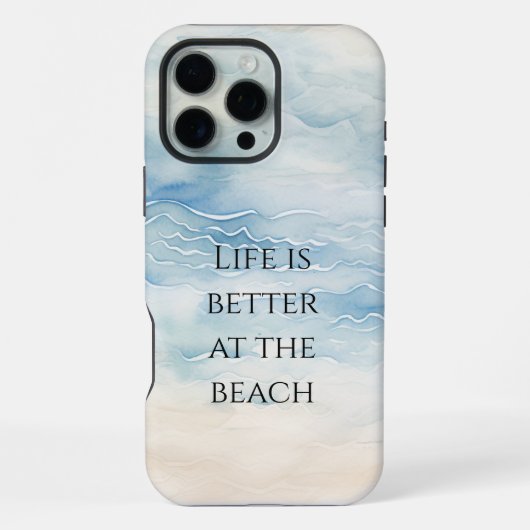 Ocean Beach Kust iPhone Hoesje (Achterkant)