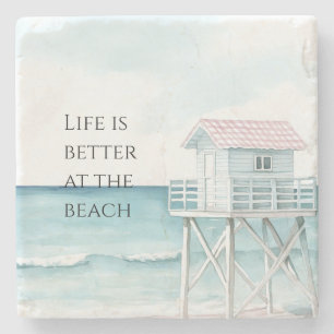 Ocean Beach Kust   Stenen Onderzetter