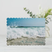 Ocean Beach Memorial bij de aankondiging van het Z (Staand voorkant)