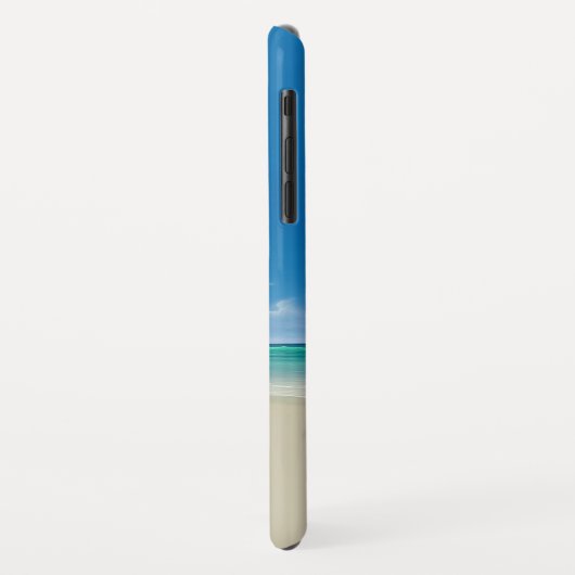 Ocean Beach met naam Case-Mate iPhone Case (Achterkant/links)