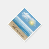 Ocean Beach met Sunshine Napkins Servet (Hoek)