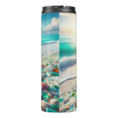  Ocean Beach met Zee Glass Gepersonaliseerd Thermosbeker (Achterkant)