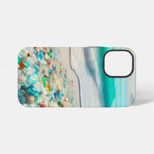  Ocean Beach met Zee Glass iPhone Hoesje (Achterkant horizontaal)