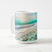 Ocean Beach met Zee Glass Koffiemok (Voorkant links)