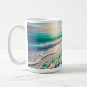 Ocean Beach met Zee Glass Koffiemok (Links)