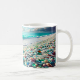 Ocean Beach met Zee Glass Koffiemok