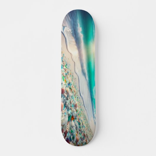  Ocean Beach met Zee Glass Persoonlijk Skateboard (Voorkant)