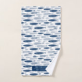 Ocean Beach Nautical Fish Pattern Handdoek (Handdoek)