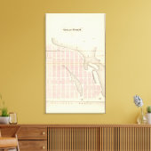 Ocean Beach, New Jersey Canvas Afdruk (Insitu (Woonkamer))