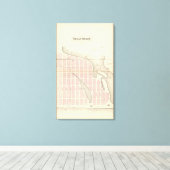Ocean Beach, New Jersey Canvas Afdruk (Insitu (Houten vloer))