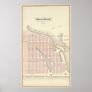 Ocean Beach, New Jersey Poster