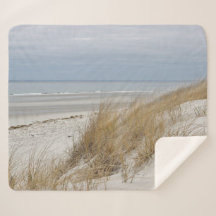 Ocean Beach on Kaap Cod Sherpa Deken