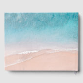 Ocean Beach Palm Tree bruiloft Gastenboek (Achterkant)