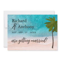 Ocean Beach Palm Tree bruiloft