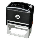 Ocean Beach Palm Tree Zelfinktende Stempel (Product)