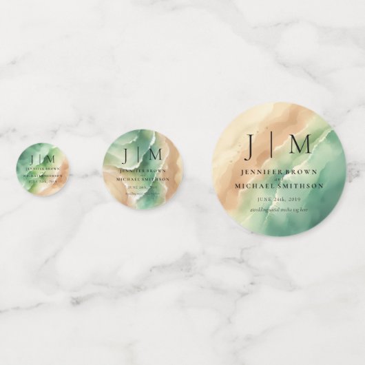 Ocean Beach Party Seizoen zomer Confetti (Achterkanten)