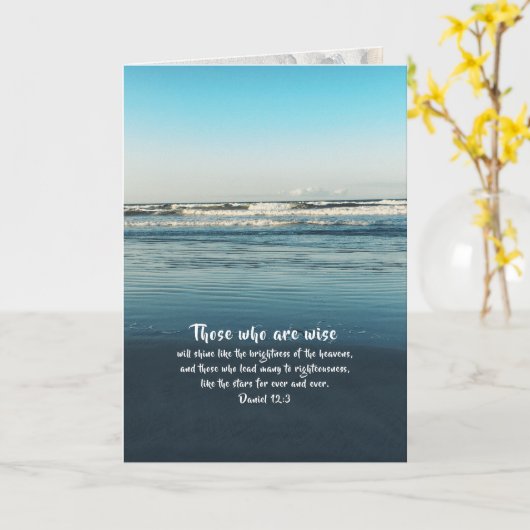 Ocean Beach pastoor Apprecidership Kaart (Gele Bloem)