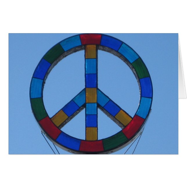 Ocean Beach Peace Sign (Voorkant Horizontaal)