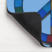 Ocean Beach Peace Sign Muismat (Hoek)