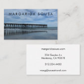 Ocean Beach Pier Blue Fototoerisme Visitekaartje (Voorkant / Achterkant)