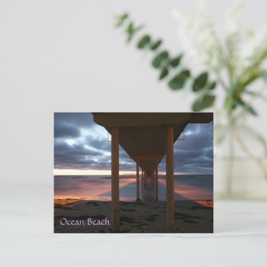 Ocean Beach pier Briefkaart (Staand voorkant)