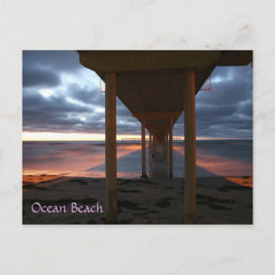 Ocean Beach pier Briefkaart