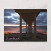 Ocean Beach pier Briefkaart (Voorkant)