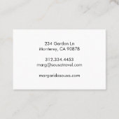 Ocean Beach Pier Sunset Fotoreistoerisme Visitekaartje (Achterkant)