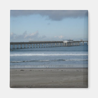 Ocean Beach Pier Winter Magneet