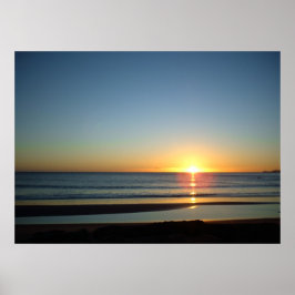 Ocean Beach Poster for home of kantoor decor
