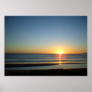 Ocean Beach Poster for home of kantoor decor