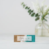 Ocean / Beach Rental Property Manager Aangepaste f Mini Visitekaartje (Staand voorkant)