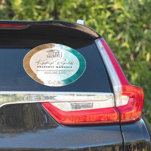 Ocean / Beach Rental Property Manager Aangepaste f Sticker